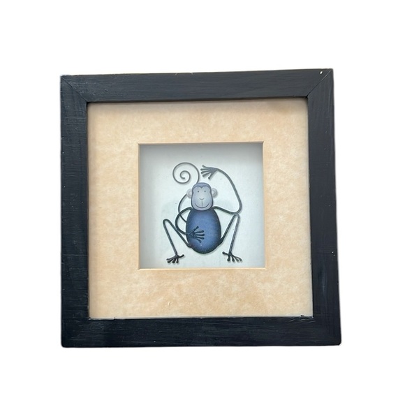 Framed monkey print. - Picture 6 of 7